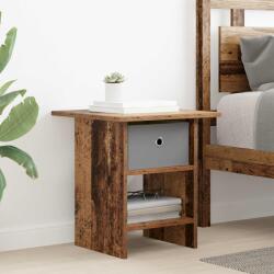 vidaXL Noptiera cu sertar Lemn vechi 41 x 40 x 45 cm Lemn compozit GartenMobel Dekor (8000448)