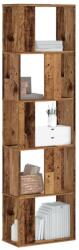 vidaXL Biblioteca cu 5 niveluri lemn vechi 45x23, 5x162, 5 cm lemn GartenMobel Dekor (852787) Biblioteca