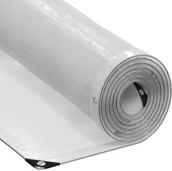 vidaXL Prelata transparenta cu ochiuri 2x4 m polietilena GartenMobel Dekor (4018505)