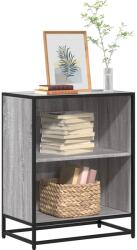 vidaXL Biblioteca, gri sonoma, 60x35x76 cm, lemn prelucrat GartenMobel Dekor (849102) Biblioteca
