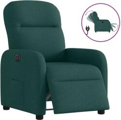 vidaXL Fotoliu rabatabil electric, verde închis, material textil GartenMobel Dekor (3302958)