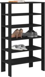 vidaXL Pantofar, negru, 61x32x105 cm, lemn prelucrat GartenMobel Dekor (859861) Pantofar
