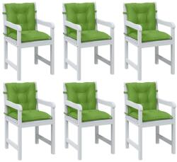 vidaXL Perne scaun spatar scund 6 buc. melanj verde 100x50x7 cm textil GartenMobel Dekor (4002396)