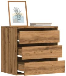 vidaXL Dulap colt sertare stejar artizanal 60x41x58 cm lemn prelucrat GartenMobel Dekor (852851) Comoda