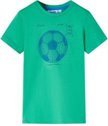 vidaXL Tricou pentru copii, verde, 116 GartenMobel Dekor (11646)