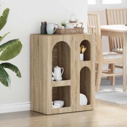 vidaXL Bufet Stejar Sonoma 59 x 35 x 80.5 cm Lemn compozit GartenMobel Dekor (891316) Comoda