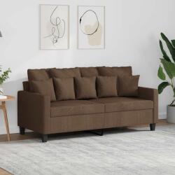 vidaXL Canapea cu 2 locuri, maro, 140 cm, material textil GartenMobel Dekor (359270) Canapea