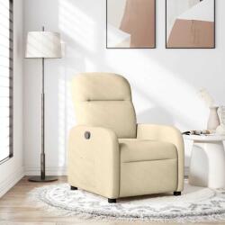 vidaXL Fotoliu rabatabil, crem, material textil GartenMobel Dekor (4015530)