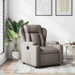 vidaXL Fotoliu rabatabil, gri taupe, material textil GartenMobel Dekor (372411)