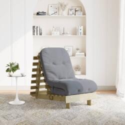 vidaXL Canapea futon cu saltea, 60x206x11 cm, lemn de pin tratat GartenMobel Dekor (846750) Canapea