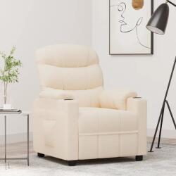 vidaXL Fotoliu rabatabil, crem, material textil GartenMobel Dekor (348079)