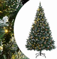 vidaXL Brad de Craciun artificial 150 LED-uri 120 cm GartenMobel Dekor (3315773)