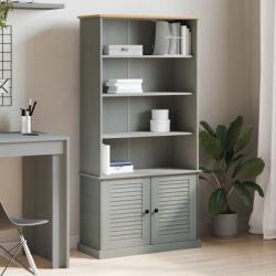 vidaXL Biblioteca „VIGO, gri, 85x35x170 cm, lemn masiv de pin GartenMobel Dekor (353198) Biblioteca