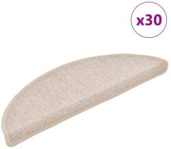 vidaXL Covorase scari, 30 buc. , 56x17x3 cm, semirotunde, gri taupe GartenMobel Dekor (3365739) Covor