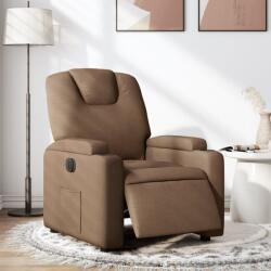 vidaXL Fotoliu rabatabil electric, maro, material textil GartenMobel Dekor (3204348)