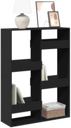 vidaXL Biblioteca, negru, 100x33x135 cm, lemn prelucrat GartenMobel Dekor (3309385) Biblioteca