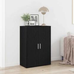 vidaXL Bufet Stejar Negru 60 x 31 x 84 cm Lemn compozit GartenMobel Dekor (862263) Comoda