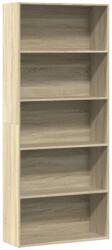 vidaXL Biblioteca, stejar sonoma, 80x30x189 cm, lemn prelucrat GartenMobel Dekor (3314671) Biblioteca