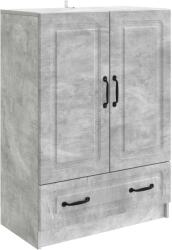vidaXL Bufet cu sertar Gri Beton 66 x 34, 5 x 92 cm Lemn prelucrat GartenMobel Dekor (895818) Comoda