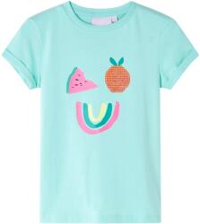 vidaXL Tricou pentru copii, verde menta deschis, 140 GartenMobel Dekor (11388)