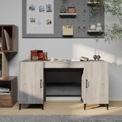 vidaXL Birou, gri sonoma, 140x50x75 cm, lemn compozit GartenMobel Dekor (817553)