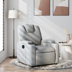 vidaXL Fotoliu rabatabil gri deschis, material textil GartenMobel Dekor (3205508)