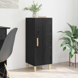 vidaXL Bufet Pe perete Stejar Negru 34, 5 x 34 x 90 cm Lemn compozit GartenMobel Dekor (880924) Comoda