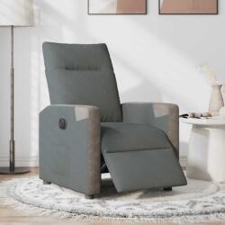 vidaXL Fotoliu rabatabil electric, gri închis, material textil GartenMobel Dekor (3324081)