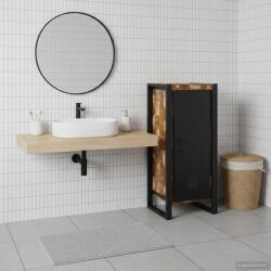 vidaXL Dulap pentru baie Maro 40 x 35 x 90 cm Lemn masiv recuperat GartenMobel Dekor (4013614)