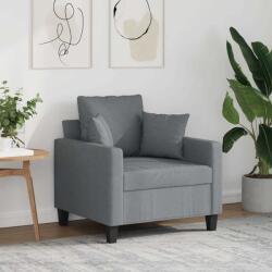 vidaXL Fotoliu canapea, gri deschis, 60 cm, material textil GartenMobel Dekor (359251) Canapea