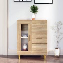 vidaXL Dulap, stejar sonoma, 69, 5x34x90 cm, lemn compozit GartenMobel Dekor (812207) Comoda