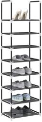 vidaXL Suport pantofi 8 niveluri, negru, 44x28x145 cm, tesatura netesa GartenMobel Dekor (4100619) Pantofar