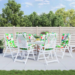 vidaXL Perne de scaun spatar înalt, 6 buc. , multicolor, textil oxford GartenMobel Dekor (377655)
