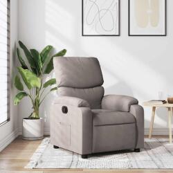 vidaXL Fotoliu rabatabil, gri taupe, material textil GartenMobel Dekor (373418)
