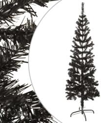 vidaXL Pom de Craciun artificial subtire, negru, 150 cm GartenMobel Dekor (329218)