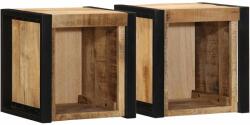 vidaXL Noptiere 2 buc 40x35x40 cm lemn masiv de mango GartenMobel Dekor (4015959)