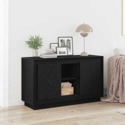 vidaXL Bufet Stejar Negru 102 x 35 x 60 cm Lemn compozit GartenMobel Dekor (862815) Comoda
