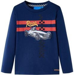 vidaXL Tricou copii maneci lungi, bleumarin, 116 GartenMobel Dekor (13081)