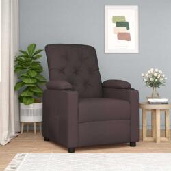 vidaXL Fotoliu rabatabil, maro închis, material textil GartenMobel Dekor (339107)