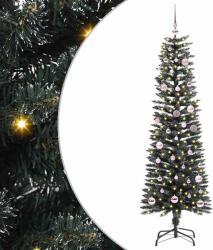 vidaXL Brad de Craciun artificial Verde 150 cm PVC si Plastic si Otel GartenMobel Dekor (3395930)