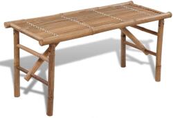 vidaXL Banca de gradina pliabila, 118 cm, bambus GartenMobel Dekor (41503)