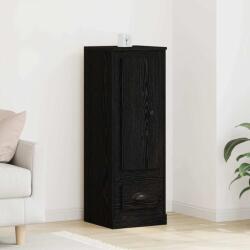 vidaXL Bufet cu sertar Stejar Negru 36 x 35.5 x 103.5 cm Lemn compozit GartenMobel Dekor (862819) Comoda