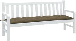 vidaXL Perna banca de gradina, melanj taupe, 180x50x7 cm, textil GartenMobel Dekor (4002572)