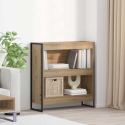 vidaXL Dulap pentru carti Stejar artizanal 80 x 30 x 155 cm GartenMobel Dekor (886413) Biblioteca