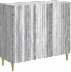 vidaXL Bufet Sonoma gri 89 x 34, 5 x 80 cm Lemn prelucrat GartenMobel Dekor (894651) Comoda