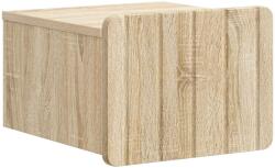 vidaXL Noptiera suspendata stejar sonoma cu sertar, 33 x 34, 5 x 24 cm (898259)
