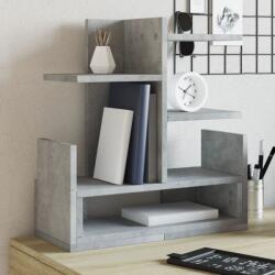 vidaXL Organizator birou, gri beton, 49x20x52, 5 cm lemn prelucrat GartenMobel Dekor (848076)