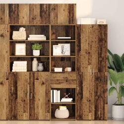 vidaXL Bufet Pe perete Lemn Vechi 50 x 42, 5 x 225 cm Lemn compozit GartenMobel Dekor (3402815) Comoda