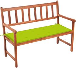 vidaXL Banca de gradina cu perna, 120 cm, lemn masiv de acacia GartenMobel Dekor (3063779)