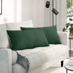 vidaXL Perne pentru canapea 2 pcs Verde închis 80 x 40 cm GartenMobel Dekor (42013736)